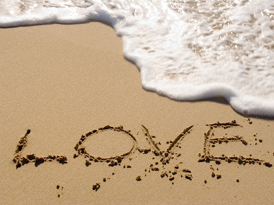 Love Heart Beach. “You shall love the Lord