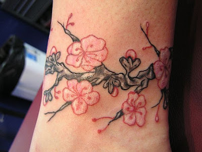 Cherry blossom tattoo Show the world some kawaii love Share