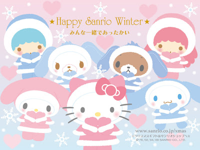 sanrio wallpaper. Sanrio Winter Wallpaper