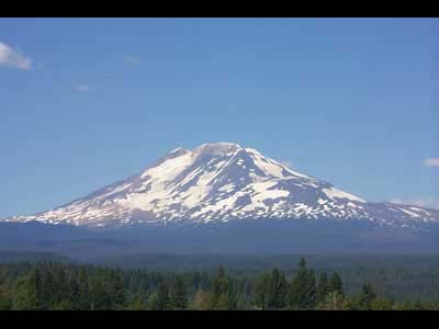 In the rain shadow of Mt. Adams...