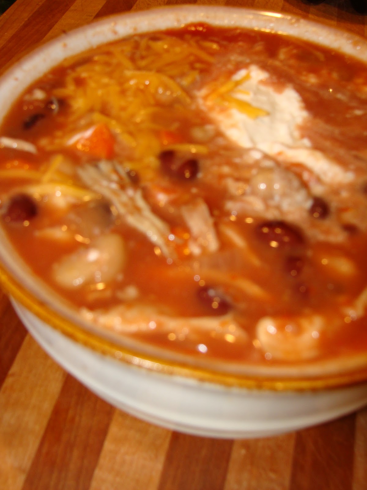 Just Cooking SlowCooker Chipotle Chicken Bean Soup