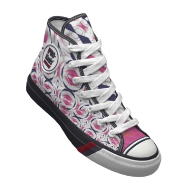 pinkblack panter shoe