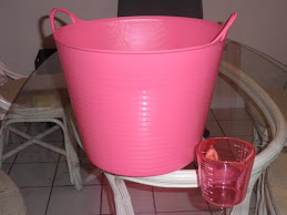 Pink bucket and Matching Cup
