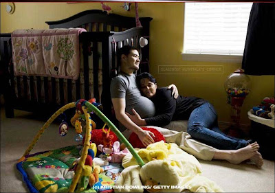 Thomas Beatie and his wife Nancy