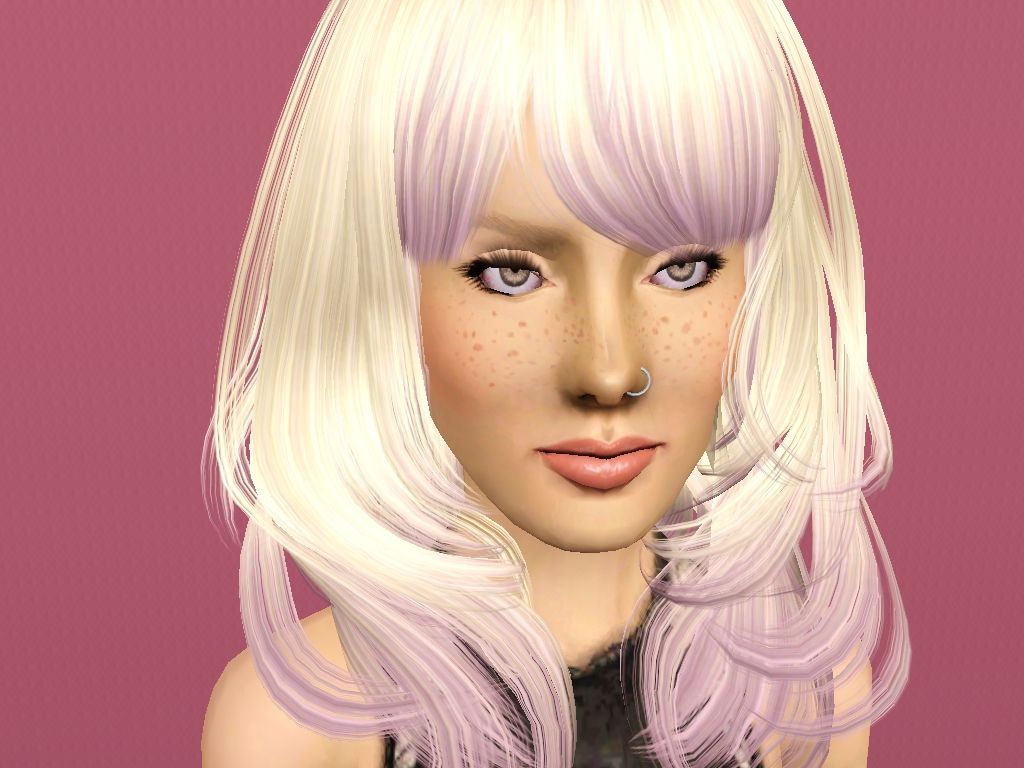 lavendar and blonde hair