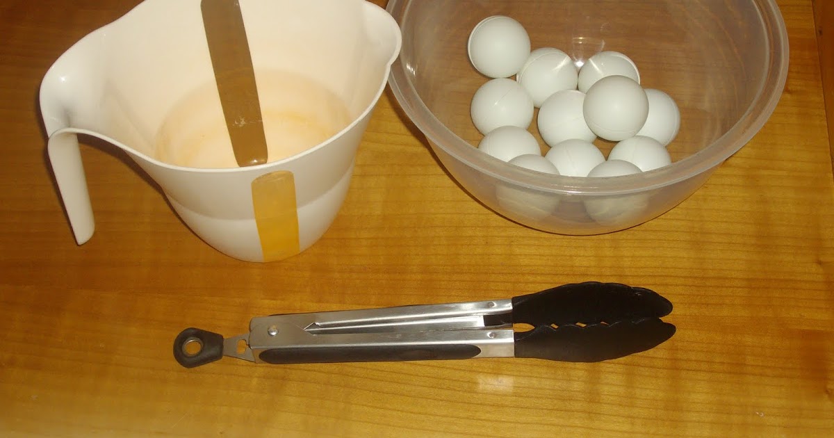 Muck Monsters Fine Motor Skills PingPong Ball Transfer