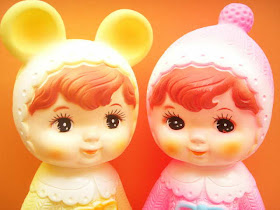 vintage rubber dolls