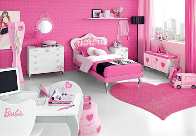 barbie children bedroom interior design
