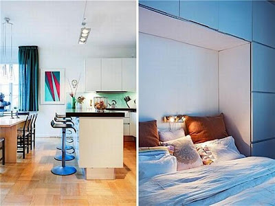 Apartemen Design kichen and bedroom