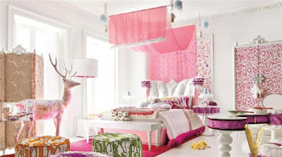 Luxurious girl room