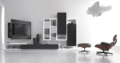 Living Room TV Black Cabinet