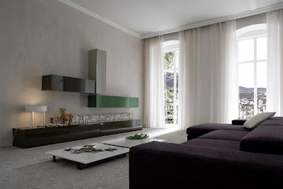living room linear furniture