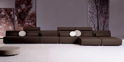 Black Contemporary Sofa