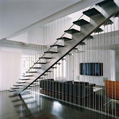 Kimball Loft Modern Stair Design by Rangr Studio