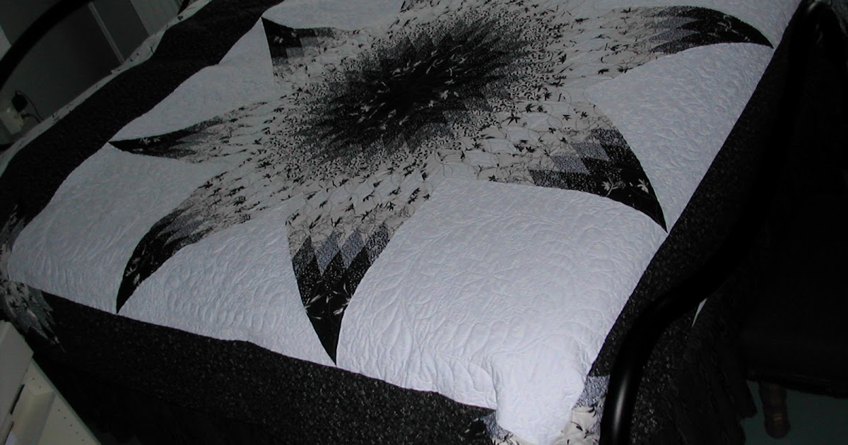 Quilts & Lace Lone Star quilt