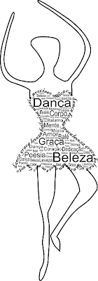 bailarina das letras palavras