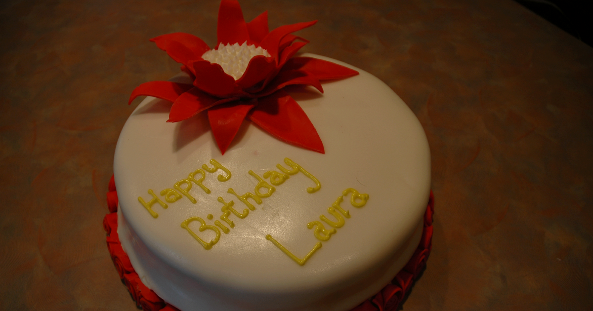 Peter S Cakes Lotus Flower Cake