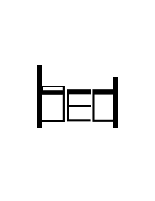 bed word