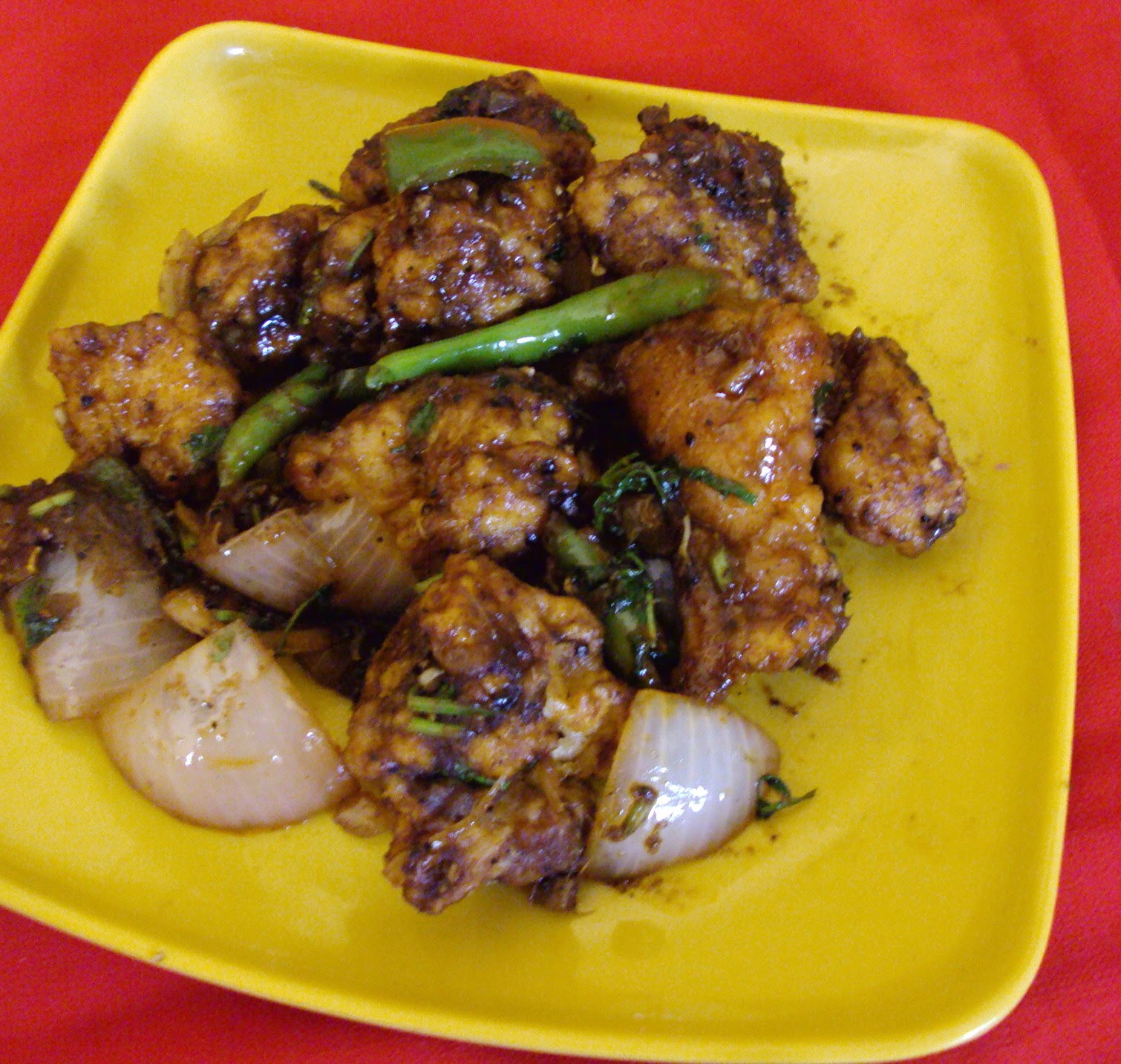 Chicken Chilli Dry