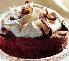 Bittersweet Chocolate Cloud Cake