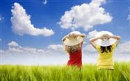 Photoshop Two Children of nature wallpaper