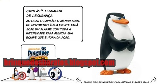 McLanche Feliz Brindes: mc lanche feliz apresenta : os pinguins de  madagascar o filme.