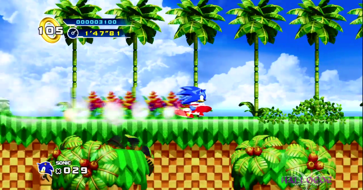 Sonic The Hedgehog 4 Episode 1 Playthrough Part 1 Splash Hill Zone Hall0606 Blogs