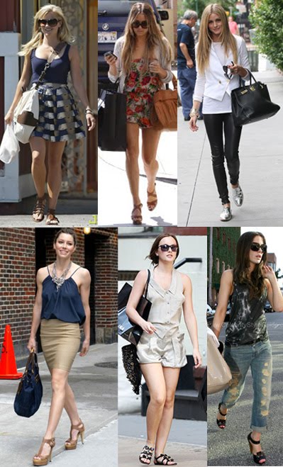 Life Style and Fashion: celebrity street fashion Collections