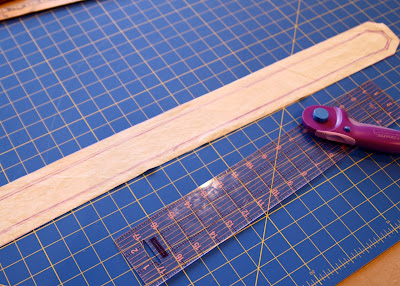 Scrap Ribbon Camera Strap Cover (A Tutorial) step 1 add 1/8 via lilblueboo.com