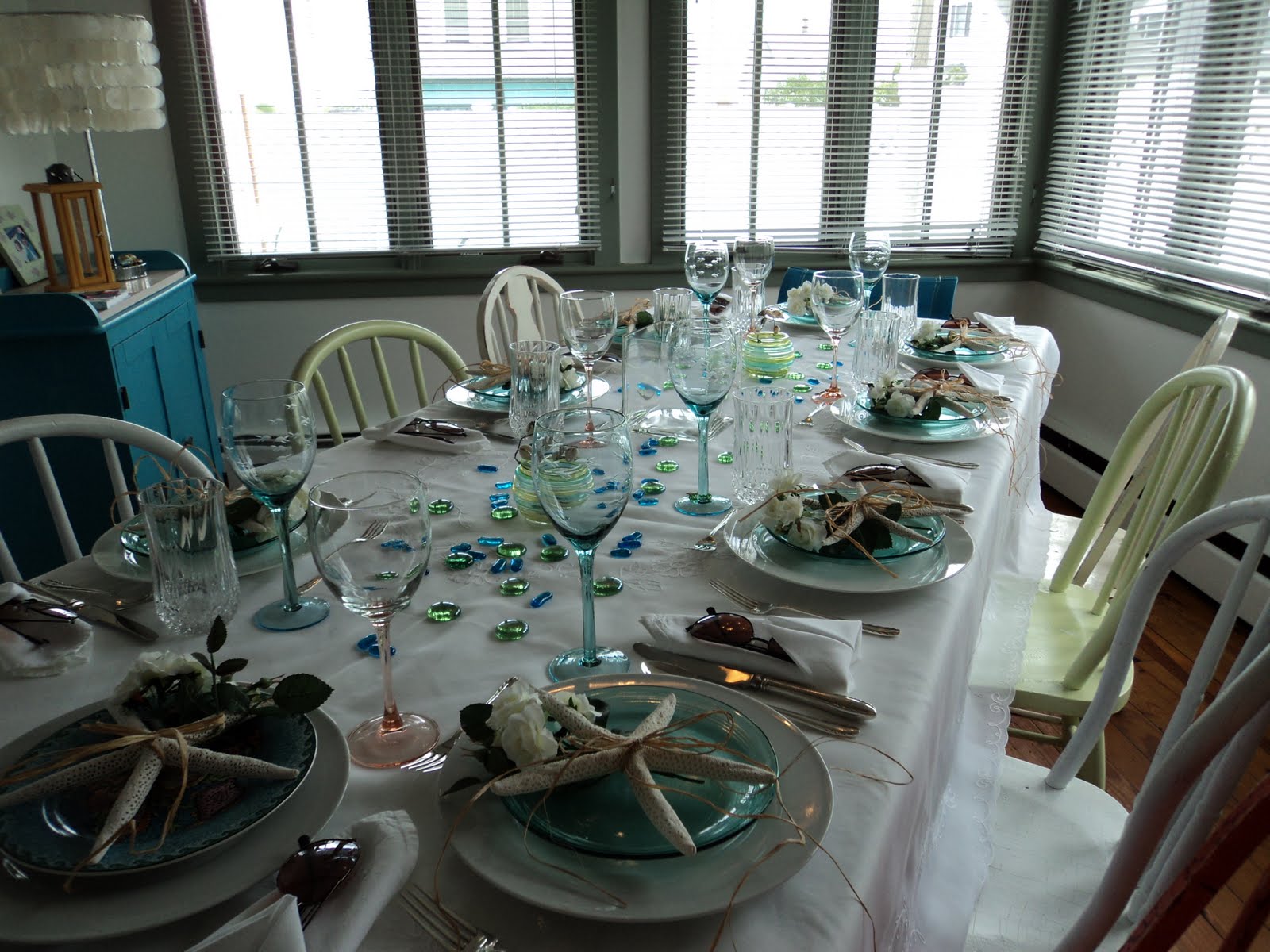 The Fine Living Muse : Beach and garden themed party