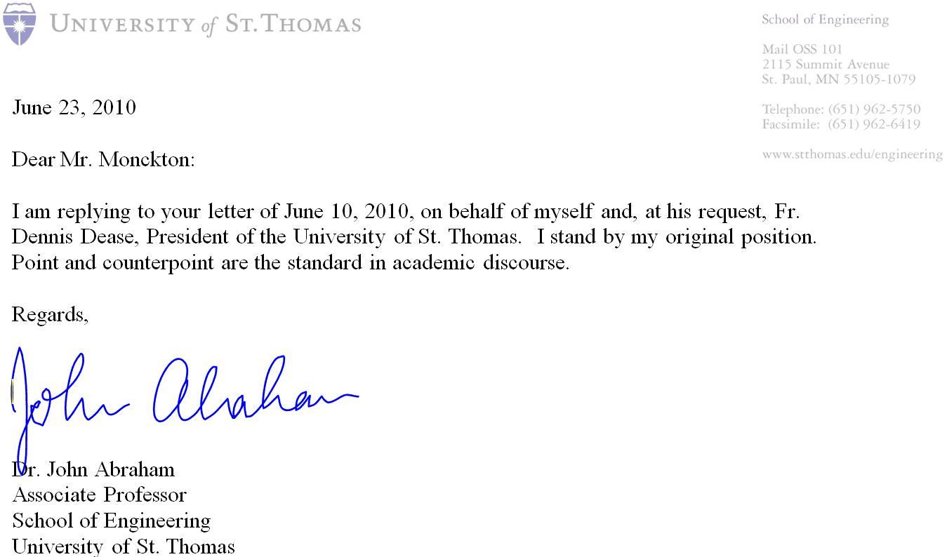 Rabett Run A humble suggestion support the University of St. Thomas