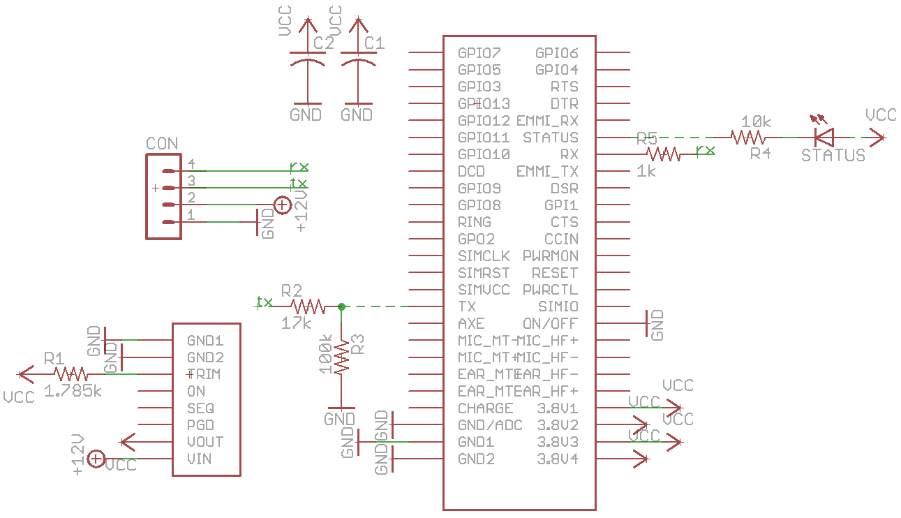 lp0 on fire: GM862 Custom PCB & Schematic