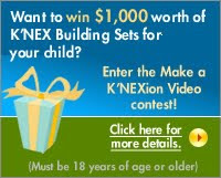 K'Nex $1000 toy giveaway contest