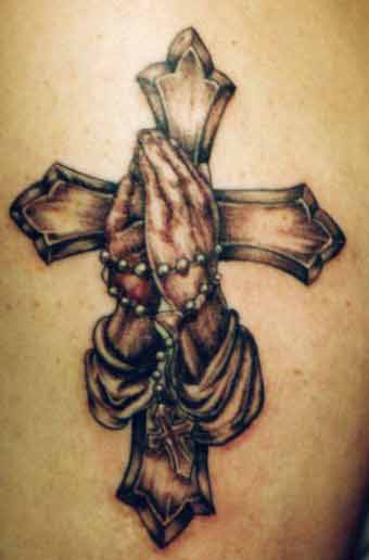 christ tattoo. Crucifix Cross Tattoo