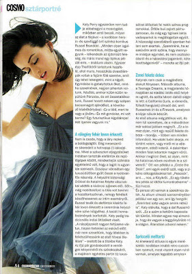 Katy Perry Cosmopolitan Hungary December 2010