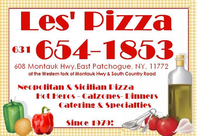 Les' Pizza Place,  East Patchogue, NY 11772