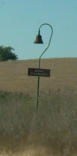 bell marker for Historic El Camino Real