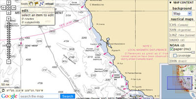 Google Marine Maps Charting