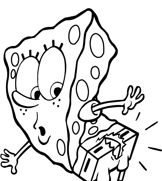 Free Coloring Pages Spongebob Coloring Pages