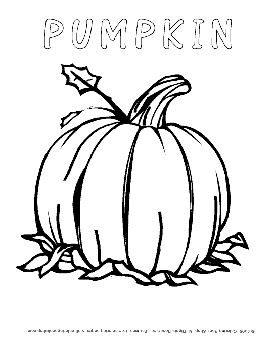 Thanksgiving Pumpkin Coloring Pages, Bounty Pumpkin Harvest Printables