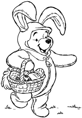 Interactive Magazine: Winnie The Pooh Easter Coloring Pages