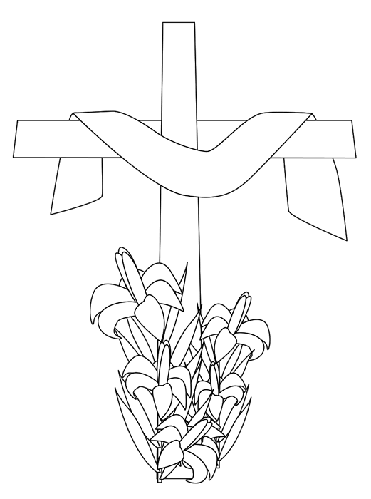 coloring pages easter. Easter Lily Coloring Pages