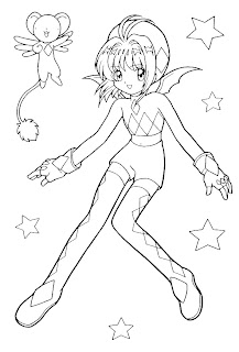Anime Valentine Coloring Pages
