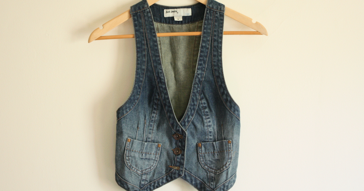 just jeans vest