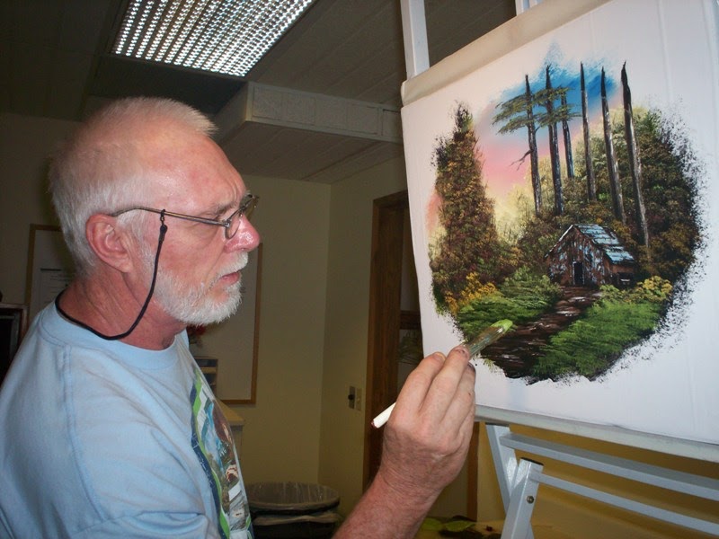 class cabin ross bob painting trails end classes ctr sr ne belik don