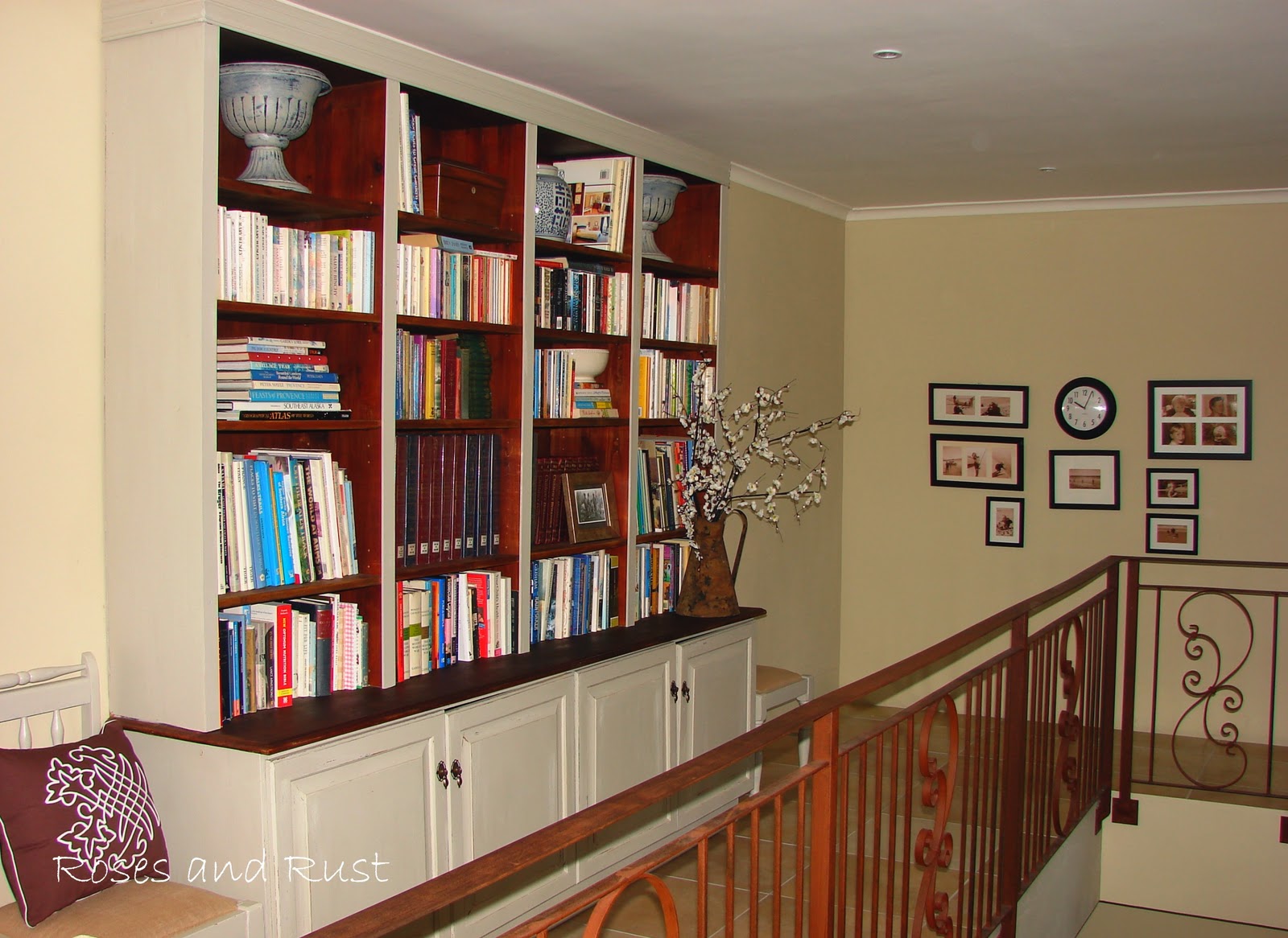 Roses and Rust Budget Bookcase