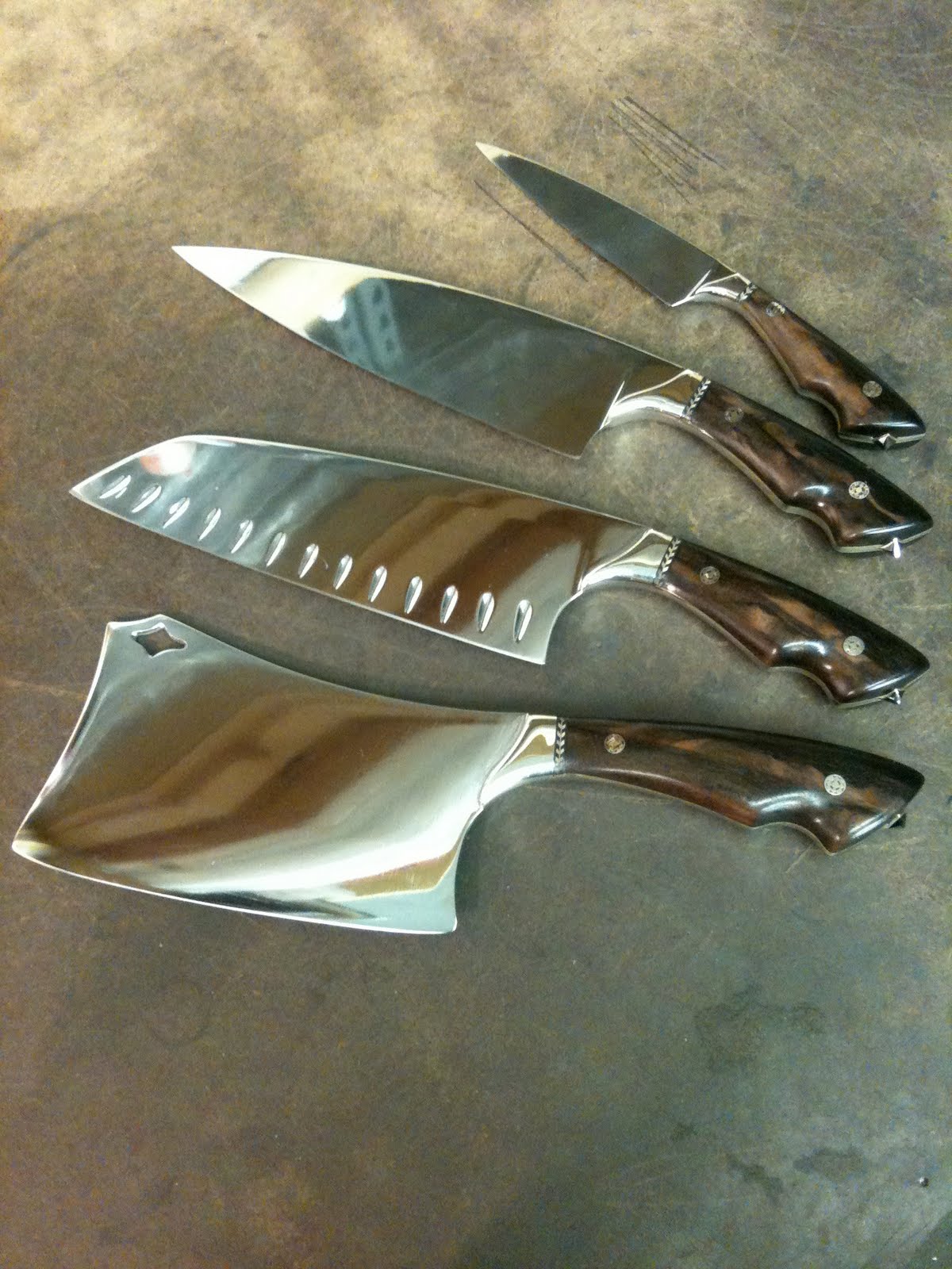 Paul Cox Industries Black Diamond Knife Set