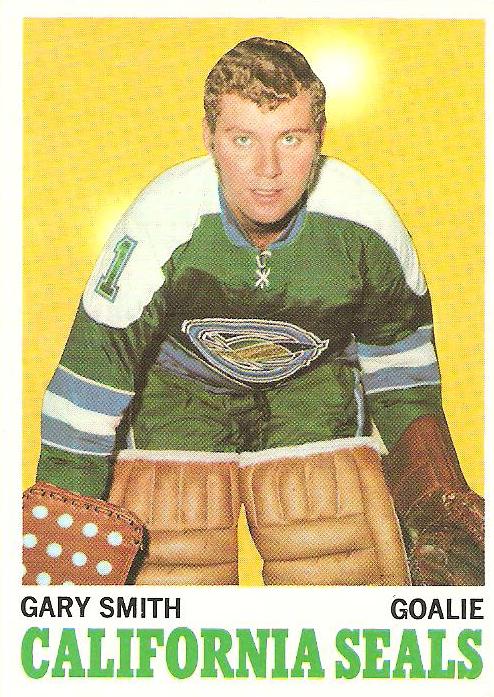 Gary Smith 1967 Oakland Seals Away Vintage Throwback NHL Jersey