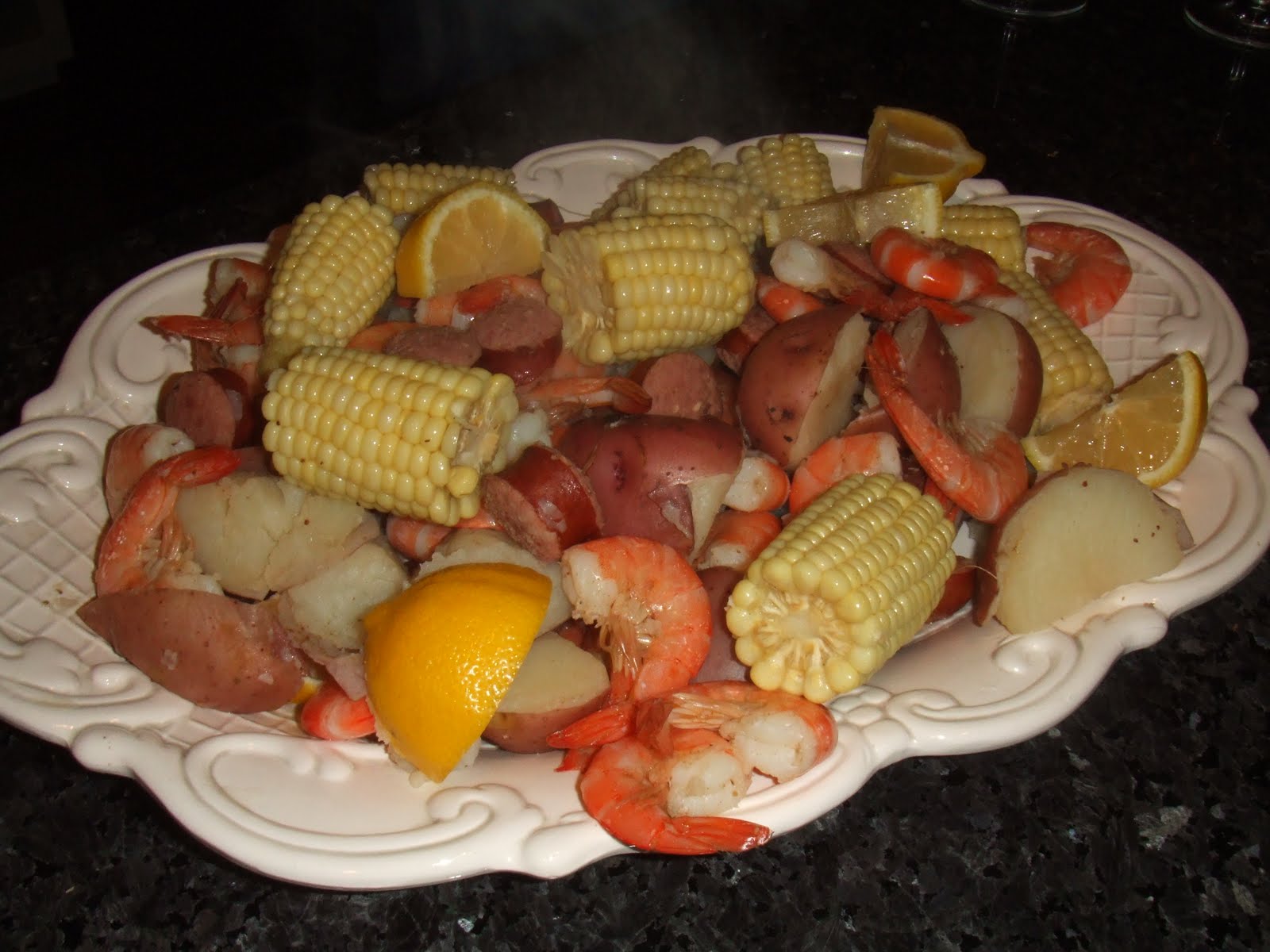 Simple Spice A Lowcountry Feast Frogmore Stew, and Blue Cheese Coleslaw