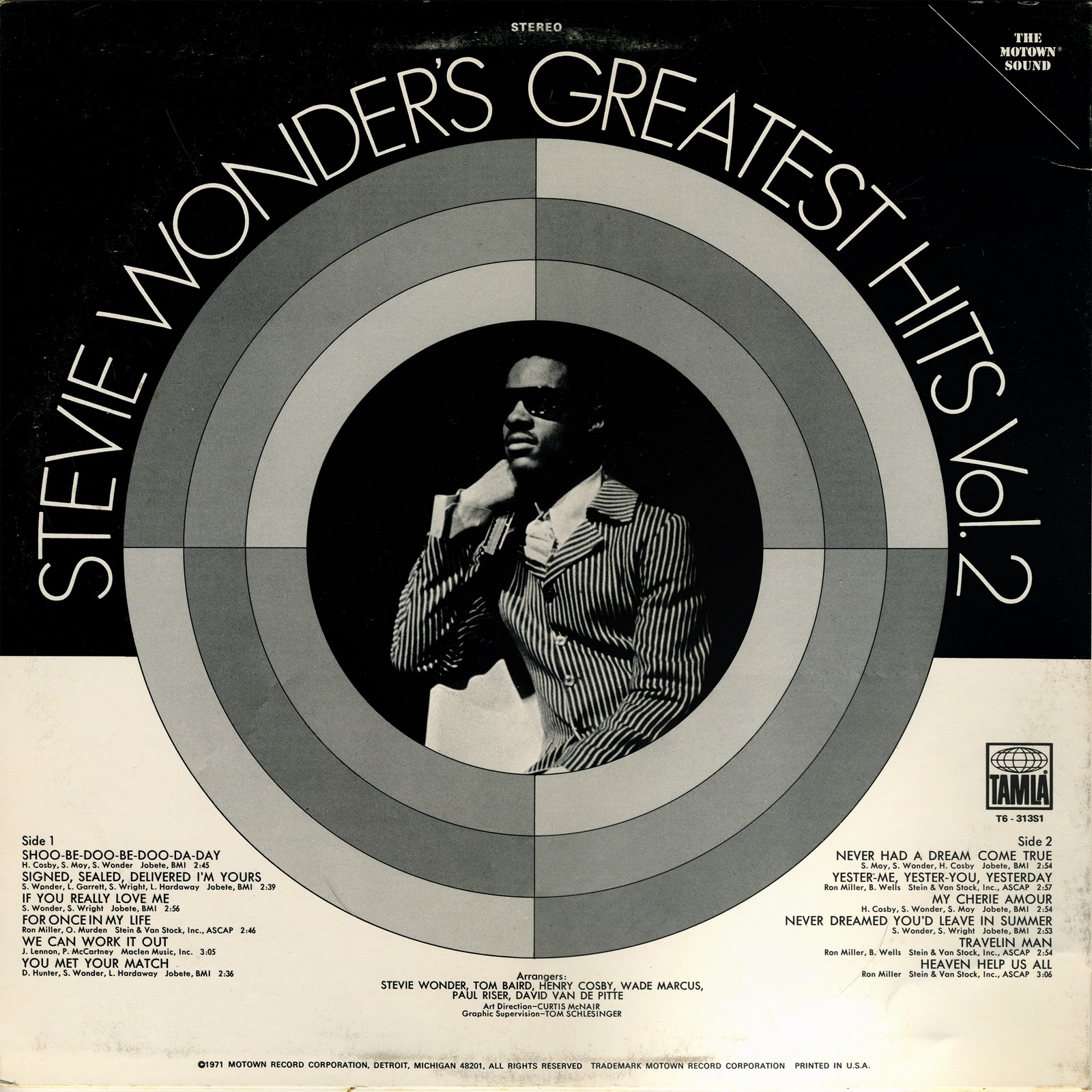 I Got Your Back Stevie Wonder Stevie Wonder S Greatest Hits Vol 2 1971